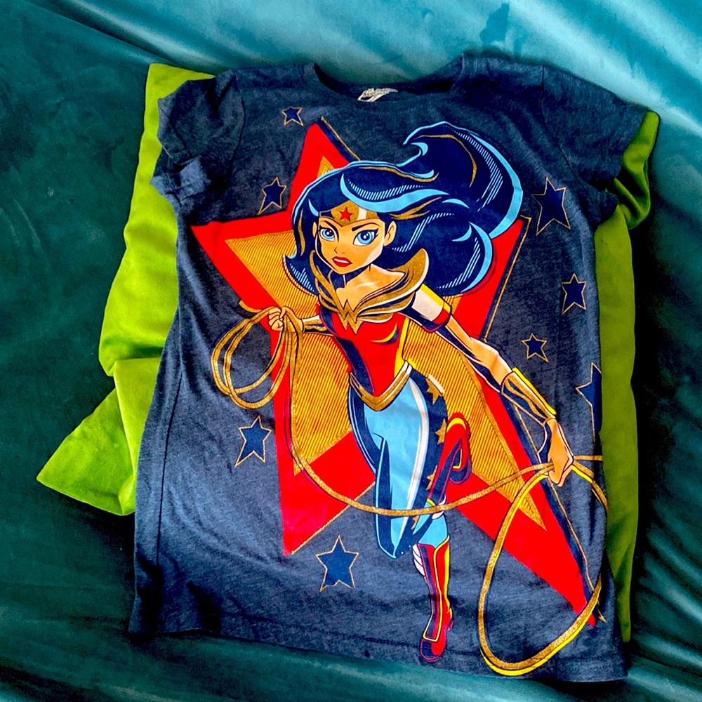 girls super hero T-shirt.